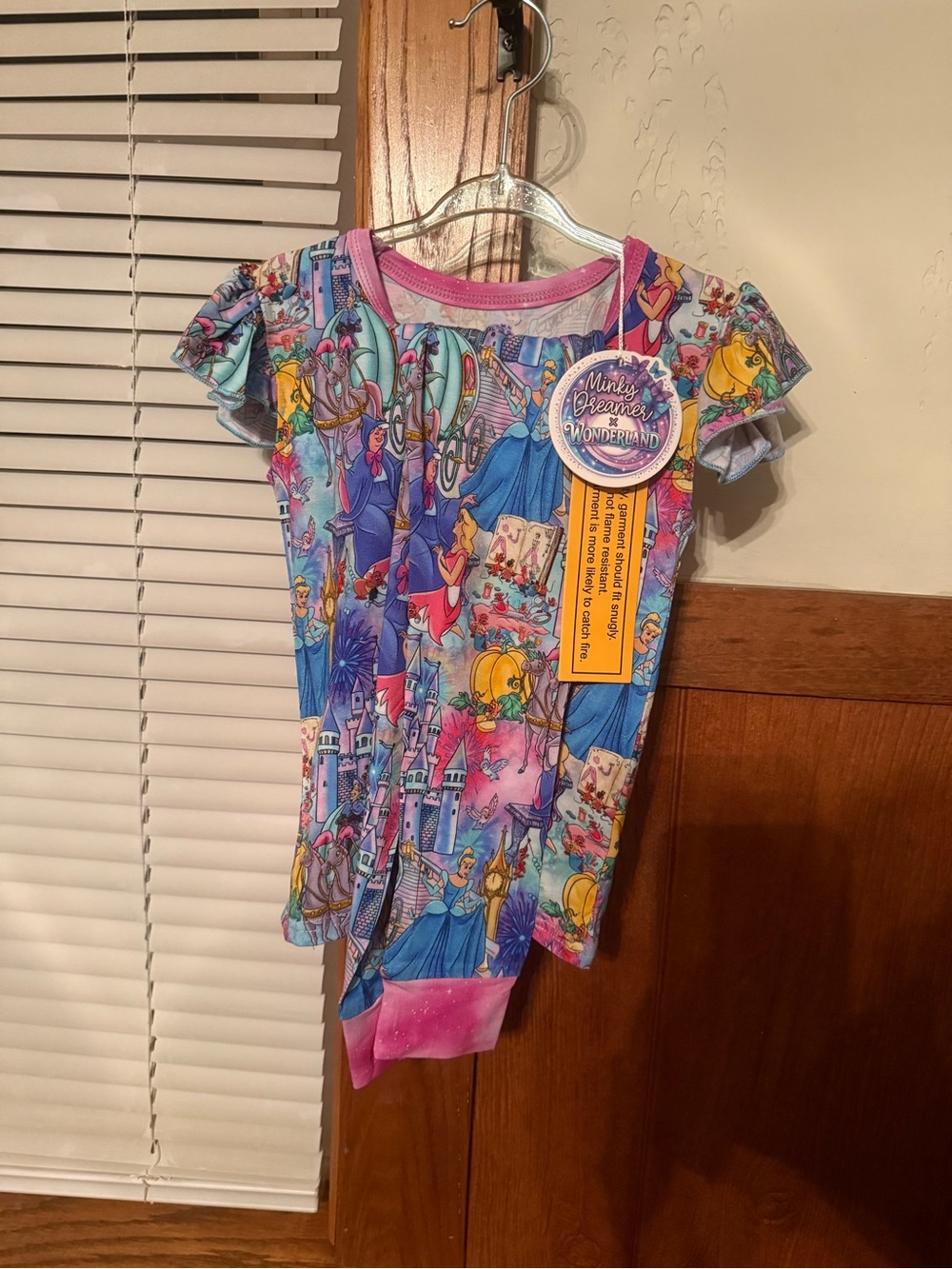7/8 Minky Dreamer Cinderella 2 Piece Bamboo Pajama *New with Tags*